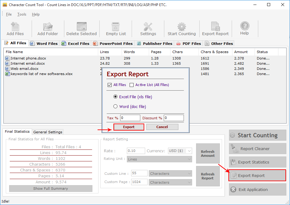 Character Count Tool