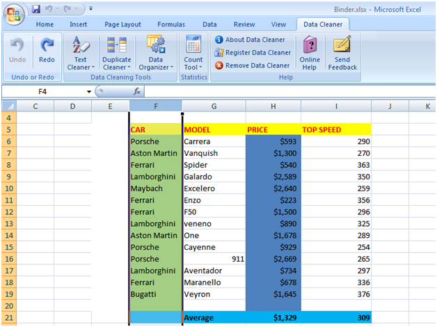 Excel Data Cleaner