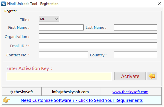 hindi unicode tool