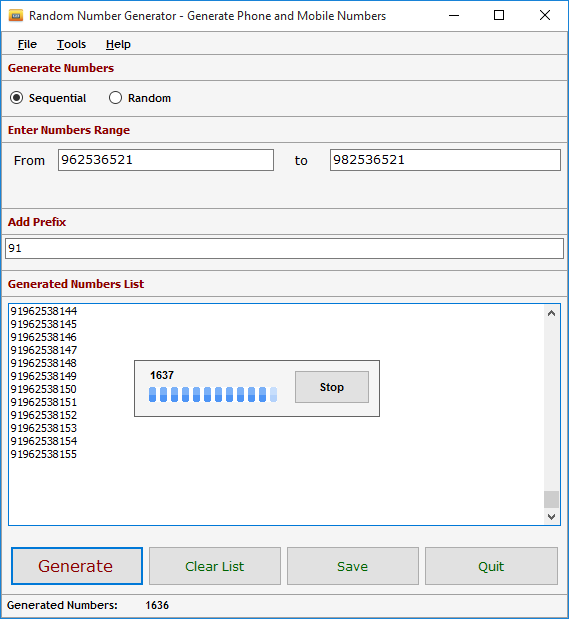 Random Number Generator