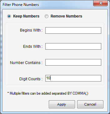 Outlook Number Extractor