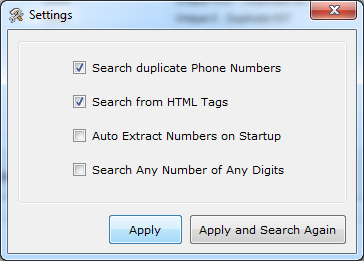 Outlook Number Extractor