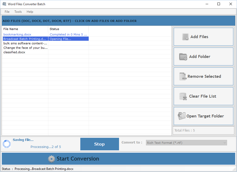 Word File Converter