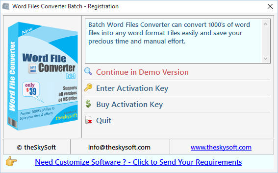 Word File Converter Batch